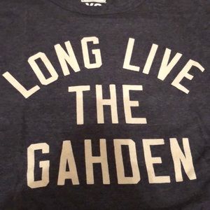 Tailgate tee adult XS “Long Live The Gahden” Blue